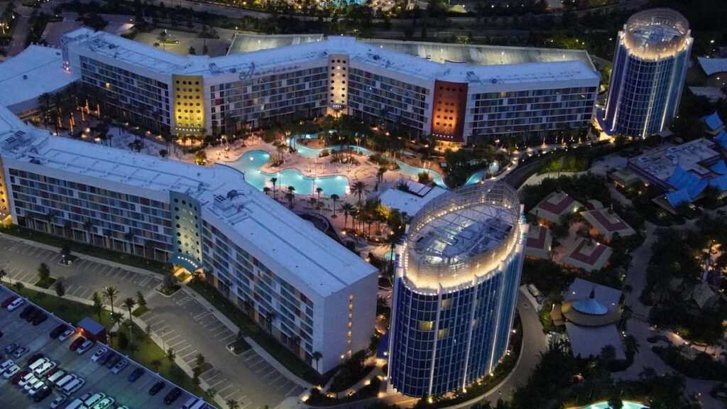 Cabana Bay Beach Resort Aerial View